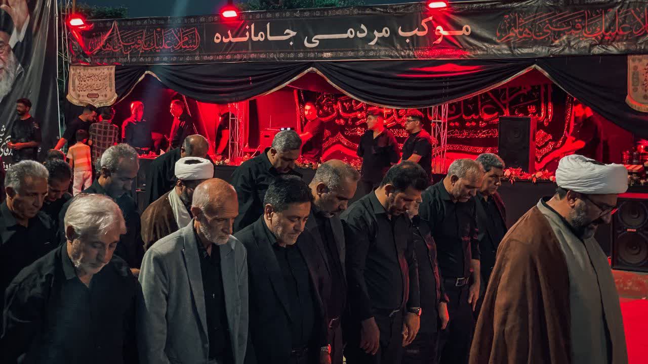 برگزاری مراسم باشکوه عزاداری و سوگواری در موکب مردمی جامانده پلدشت