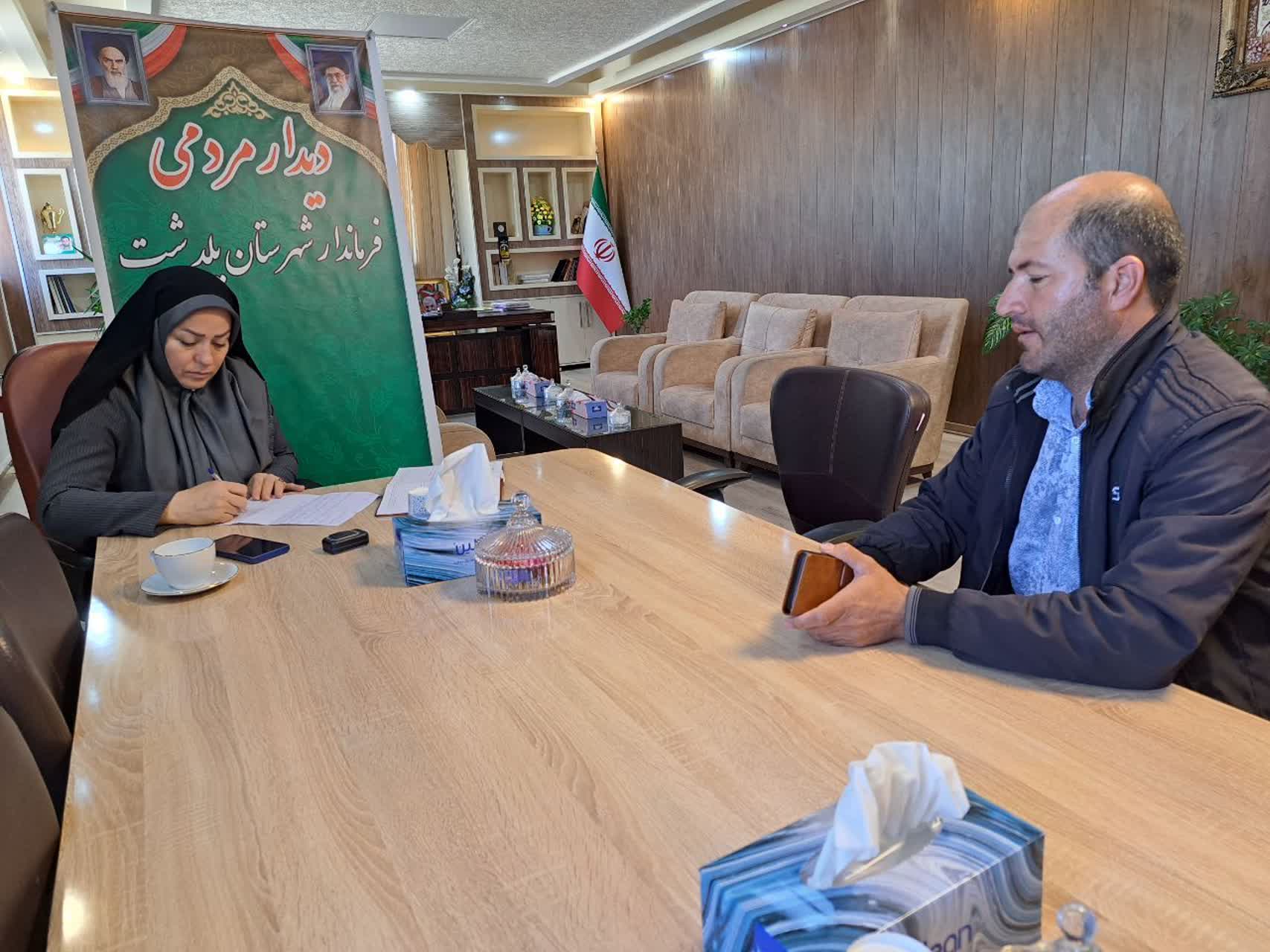 ملاقات مردمی فرماندار شهرستان پلدشت