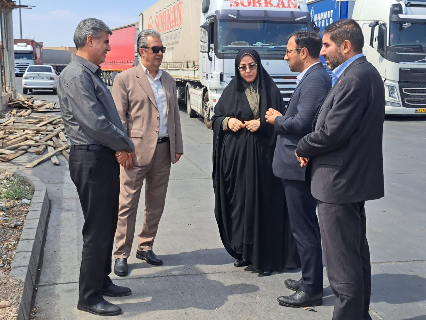بررسی مسائل و چالشهای پایانه مرزی پلدشت با حضور فرماندار شهرستان