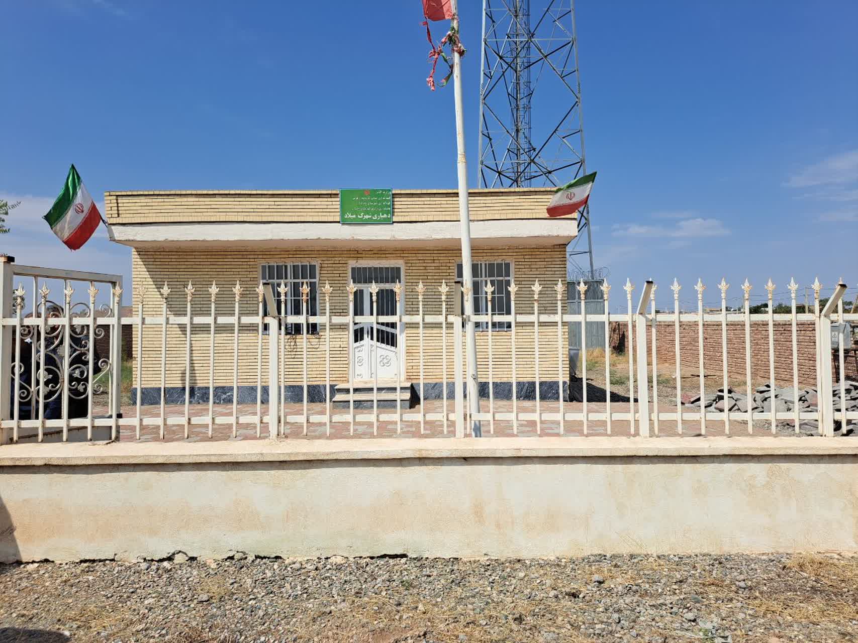 بازدید فرماندار پلدشت از دهیاری و زیرساختهای روستای شهرک میلاد