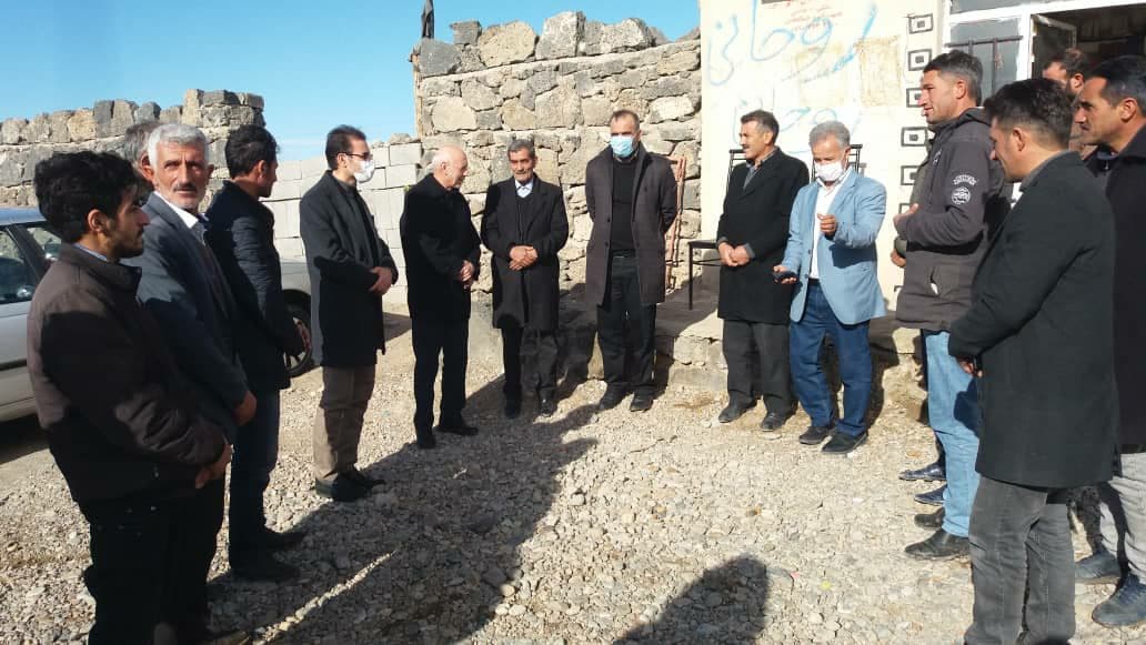 بازدید فرماندار پلدشت به همراه معاون سیاسی، امنیتی و اجتماعی و بخشدار مرکزی از روستاهای شهرستان