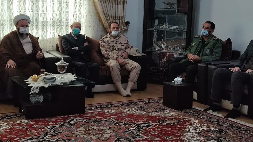 دیدار و دلجویی فرماندار از جانبازان سرافراز شهرستان پلدشت