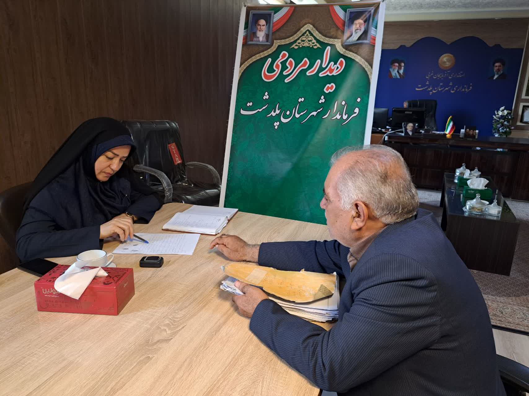 برگزاری ملاقات مردمی فرماندار شهرستان پلدشت