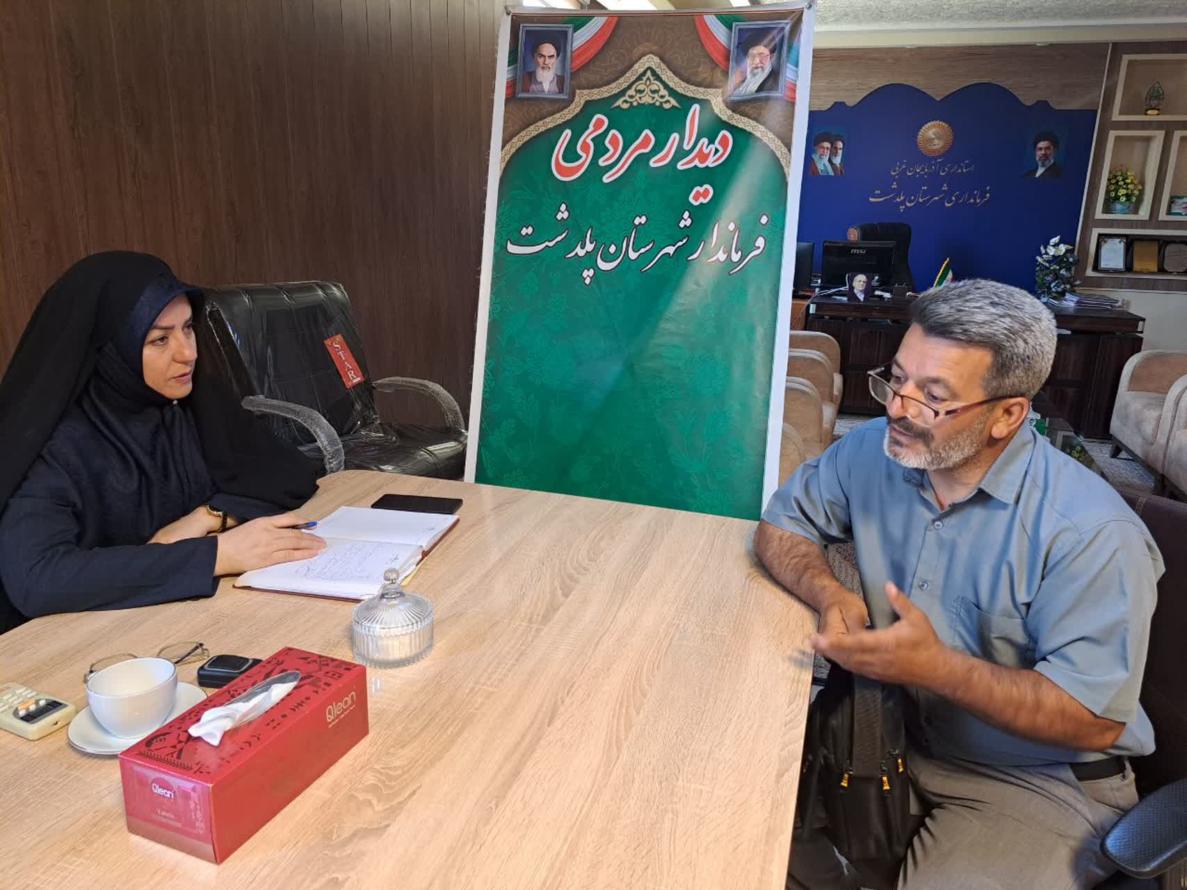 برگزاری ملاقات مردمی فرماندار شهرستان پلدشت