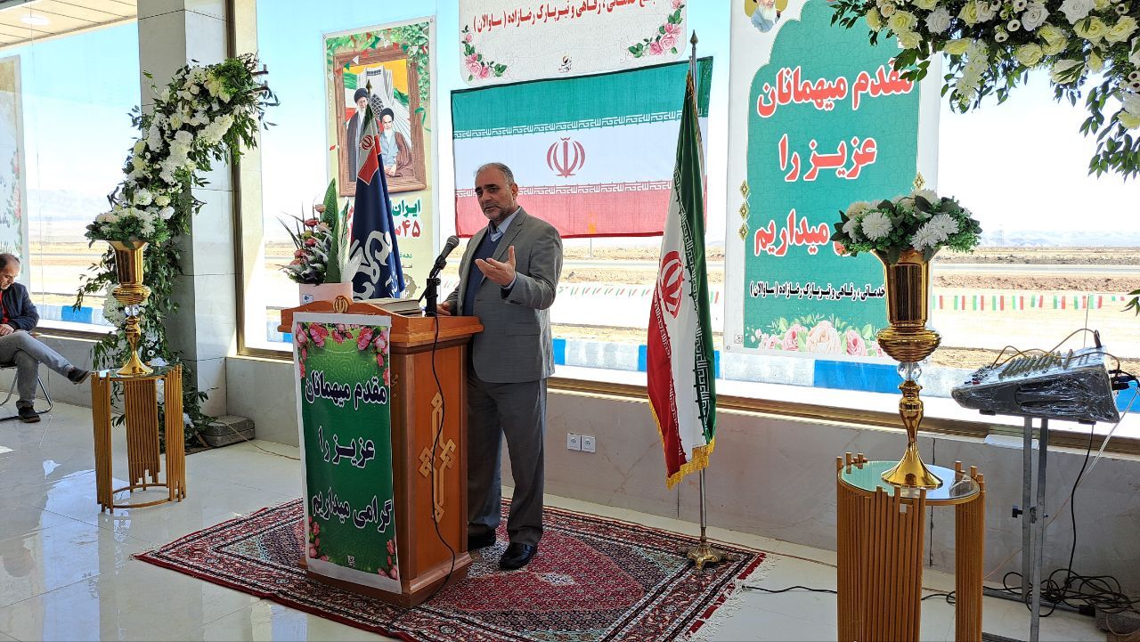 افتتاح مجتمع خدماتی، رفاهی و تیر پارک ساوالان