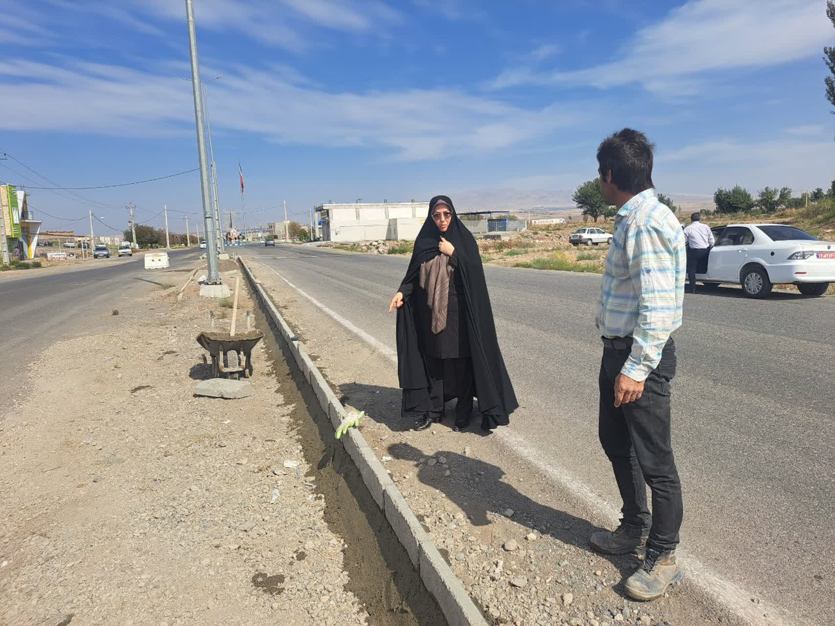 بازدید فرماندار پلدشت از آغاز عملیات اجرایی روفوژ میانی ورودی شهر از سمت مرگنلر