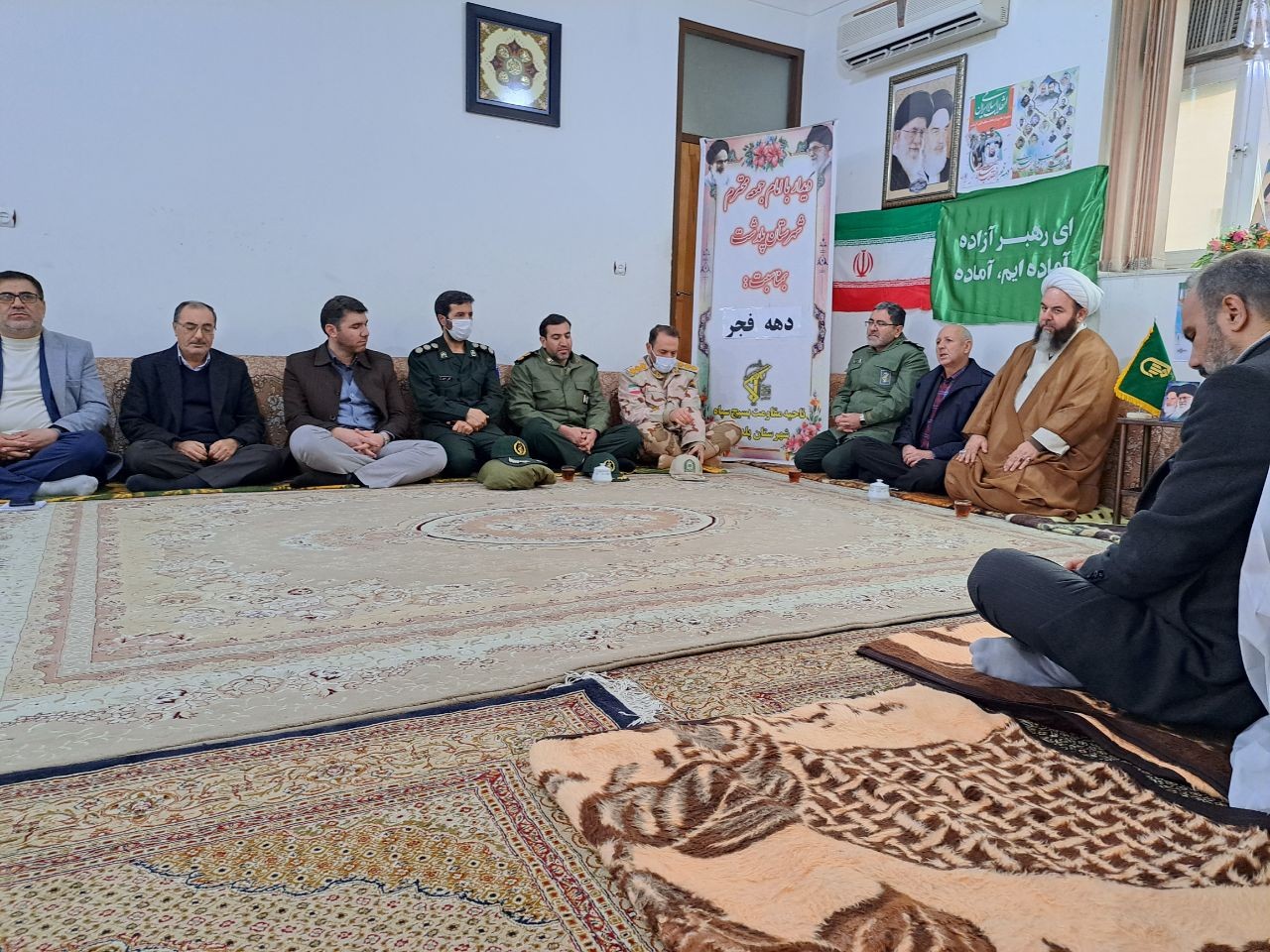 دیدار فرماندار و اعضای شورای اداری شهرستان با امام جمعه پلدشت