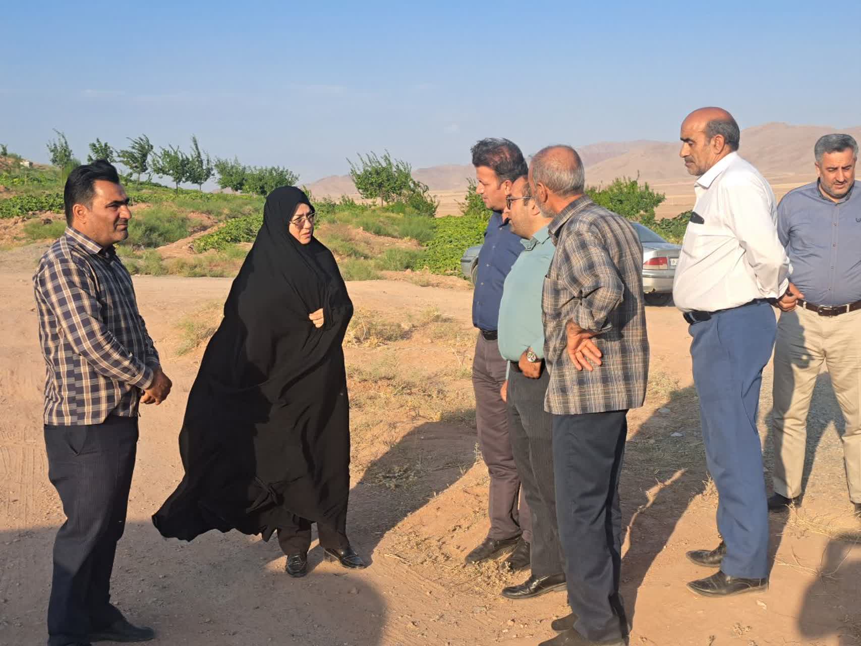 بازدید میدانی فرماندار پلدشت از ایستگاههای پمپاژ و اراضی کشاورزی کرمآباد