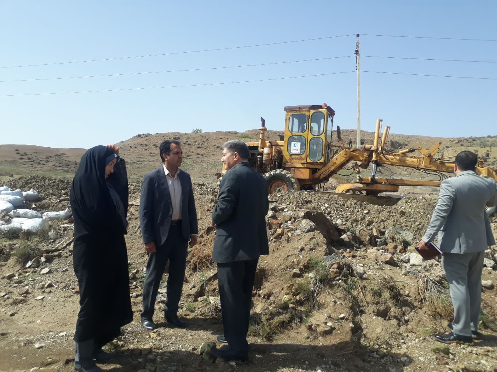 فرماندار پلدشت به صورت میدانی از مناطق متاثر از سیل بازدید و آخرین ضعیت موجود را ارزیابی کرد