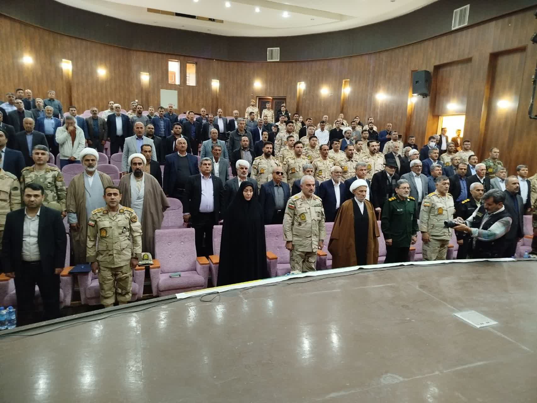 آیین معارفه فرمانده هنگ مرزی شهرستان پلدشت برگزار شد