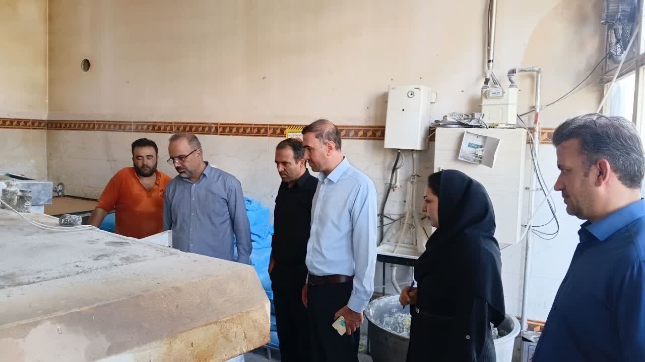 بازدید میدانی معاون سیاسی، امنیتی و اجتماعی فرمانداری شهرستان از نانوایی‌های سطح شهر پلدشت
