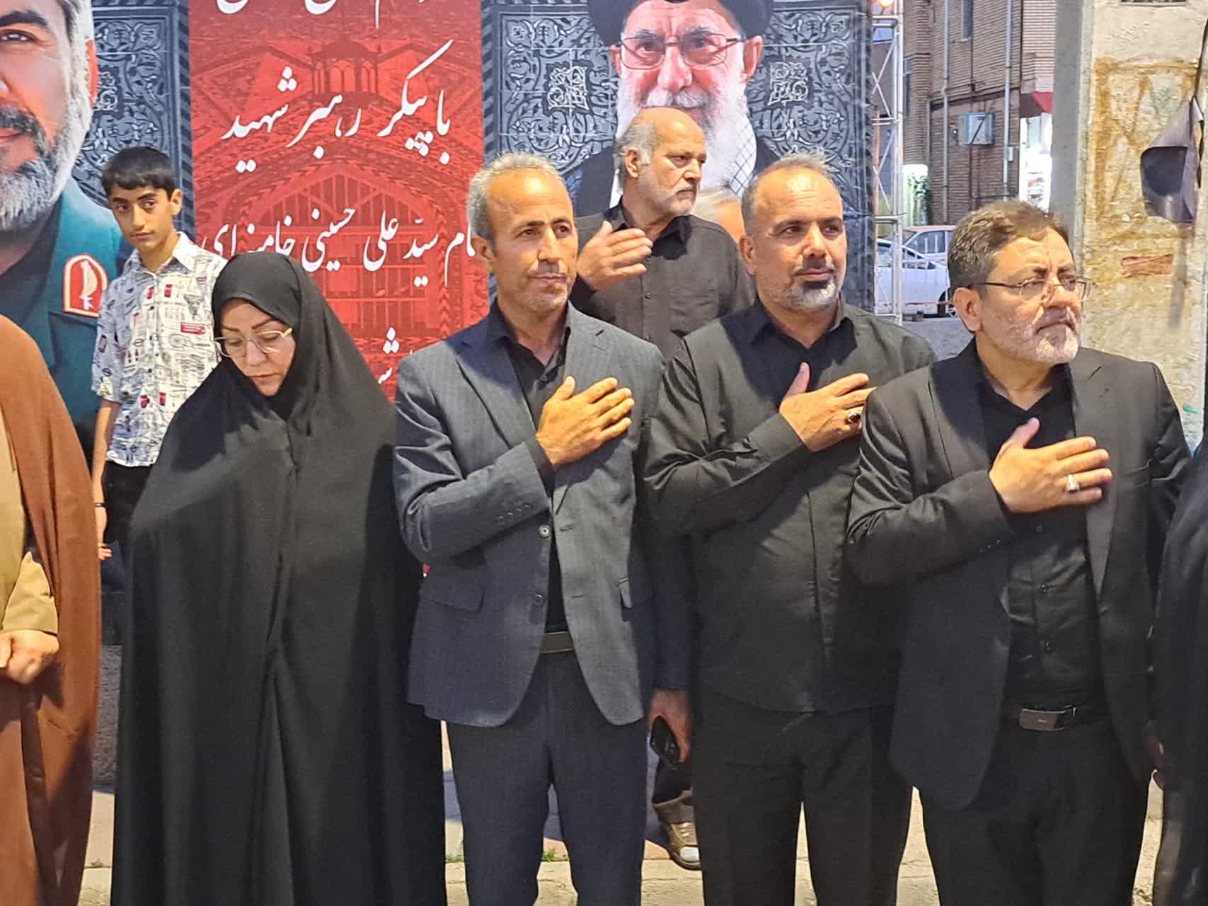 طنین نوای سوگواری در پلدشت؛ اجتماع پرشور دلدادگان رهبر شهید برگزار شد
