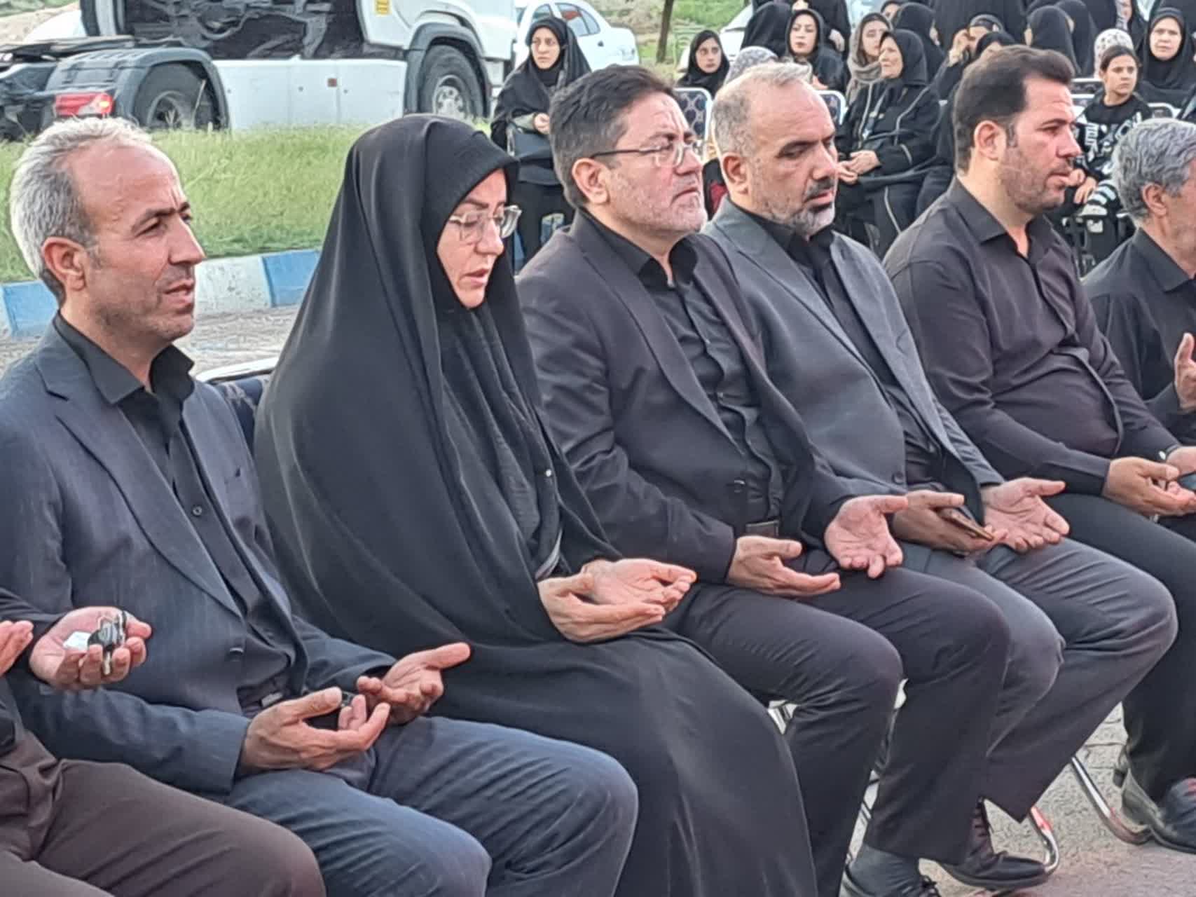 برگزاری مراسم باشکوه عزاداری و سوگواری در موکب مردمی جامانده پلدشت