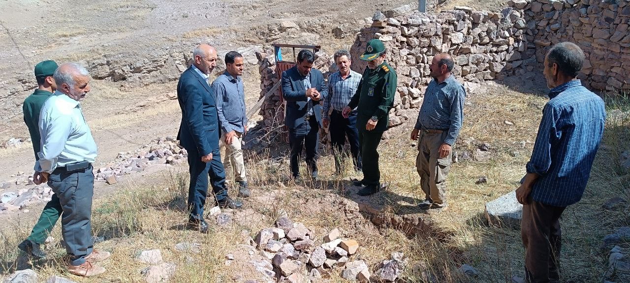 حضور و بازدید فرماندار پلدشت از روستاهای دورافتاده بخش ارس