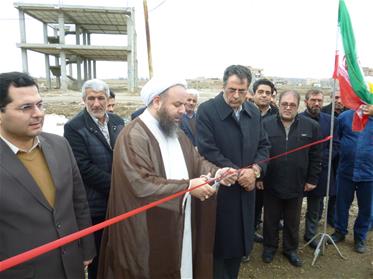 افتتاح پست هوایی و خط 400 ولت هوایی به طول 2 کیلومتر