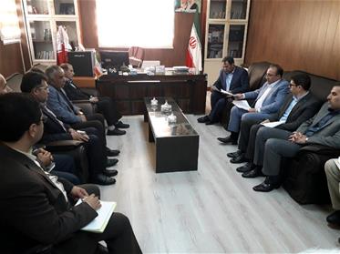 دیدار مدیر کل راهداری و نمایده مجلس با فرماندار