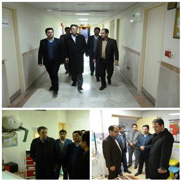 بازدید فرماندار از بیمارستان امام خمینی(ره)