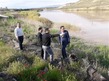 بازدید فرماندار از تصفیه خانه آب