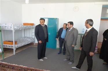 بازدید فرماندار از محل اسکان مهمانان نوروزی