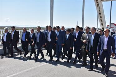 بازدید رئیس کل گمک ایران از پایانه مرزی پلدشت