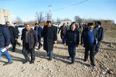 بازدید فرماندار از روستاهای بخش مرکزی