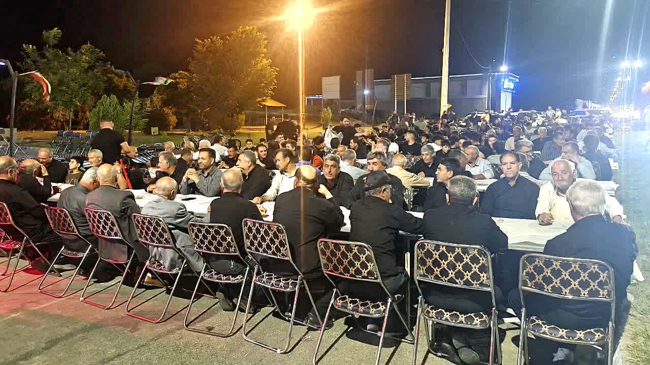برگزاری مراسم باشکوه عزاداری و سوگواری در موکب مردمی جامانده پلدشت