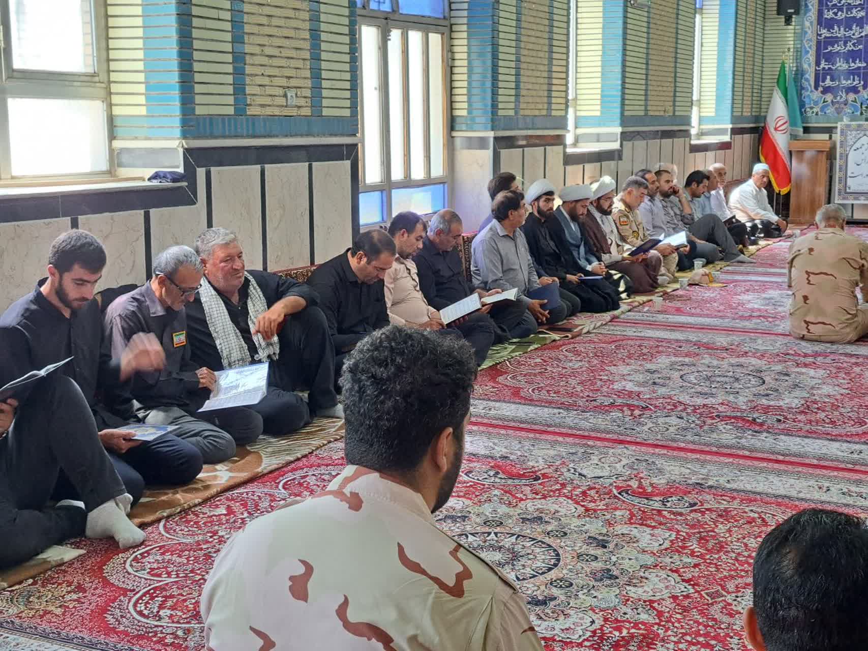مراسم چهلمین روز شهادت رهبر شهید در پلدشت برگزار شد