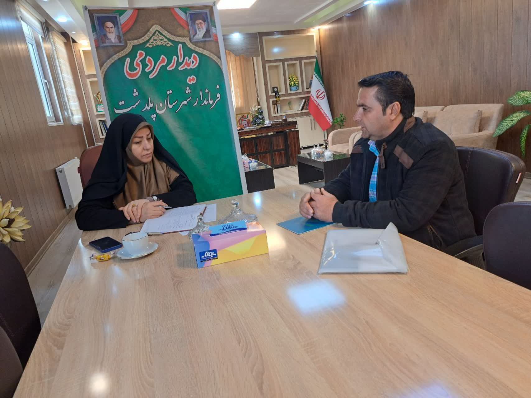 ملاقات مردمی فرماندار شهرستان پلدشت