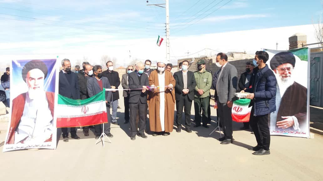 طرح هادی روستای اروج محمد افتتاح شد