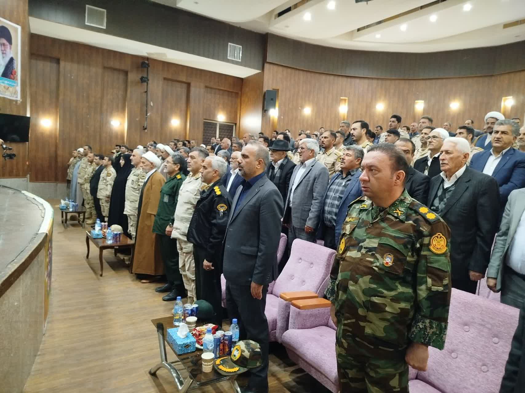 آیین معارفه فرمانده هنگ مرزی شهرستان پلدشت برگزار شد