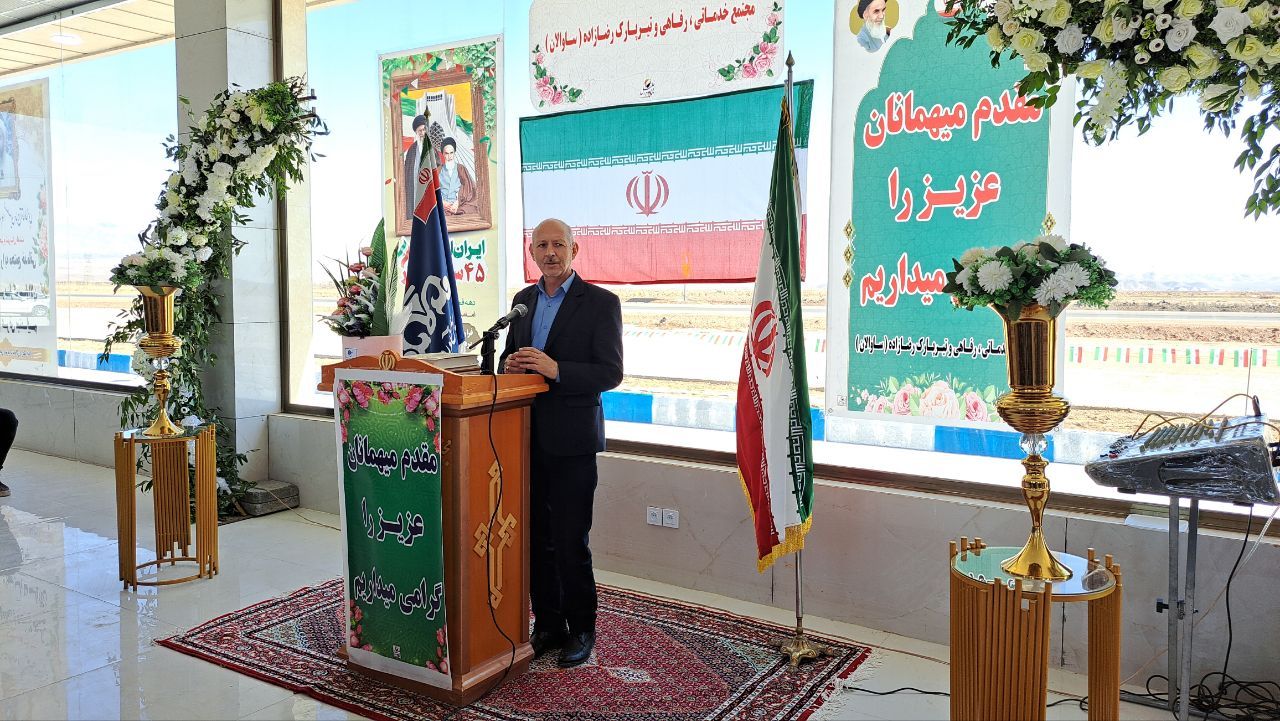 افتتاح مجتمع خدماتی، رفاهی و تیر پارک ساوالان
