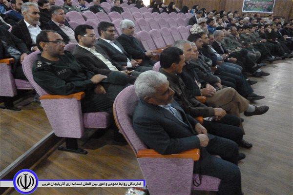 آیین معارفه فرمانده جدید ناحیه مقاومت بسیج سپاه شهرستان پلدشت