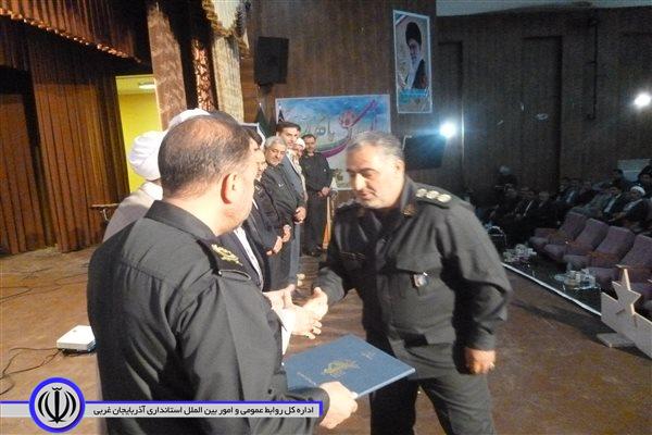 آیین معارفه فرمانده جدید ناحیه مقاومت بسیج سپاه شهرستان پلدشت