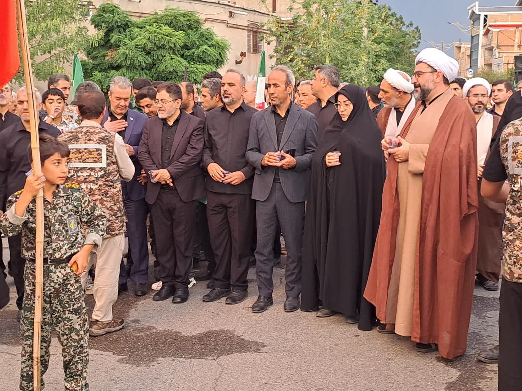 طنین نوای سوگواری در پلدشت؛ اجتماع پرشور دلدادگان رهبر شهید برگزار شد