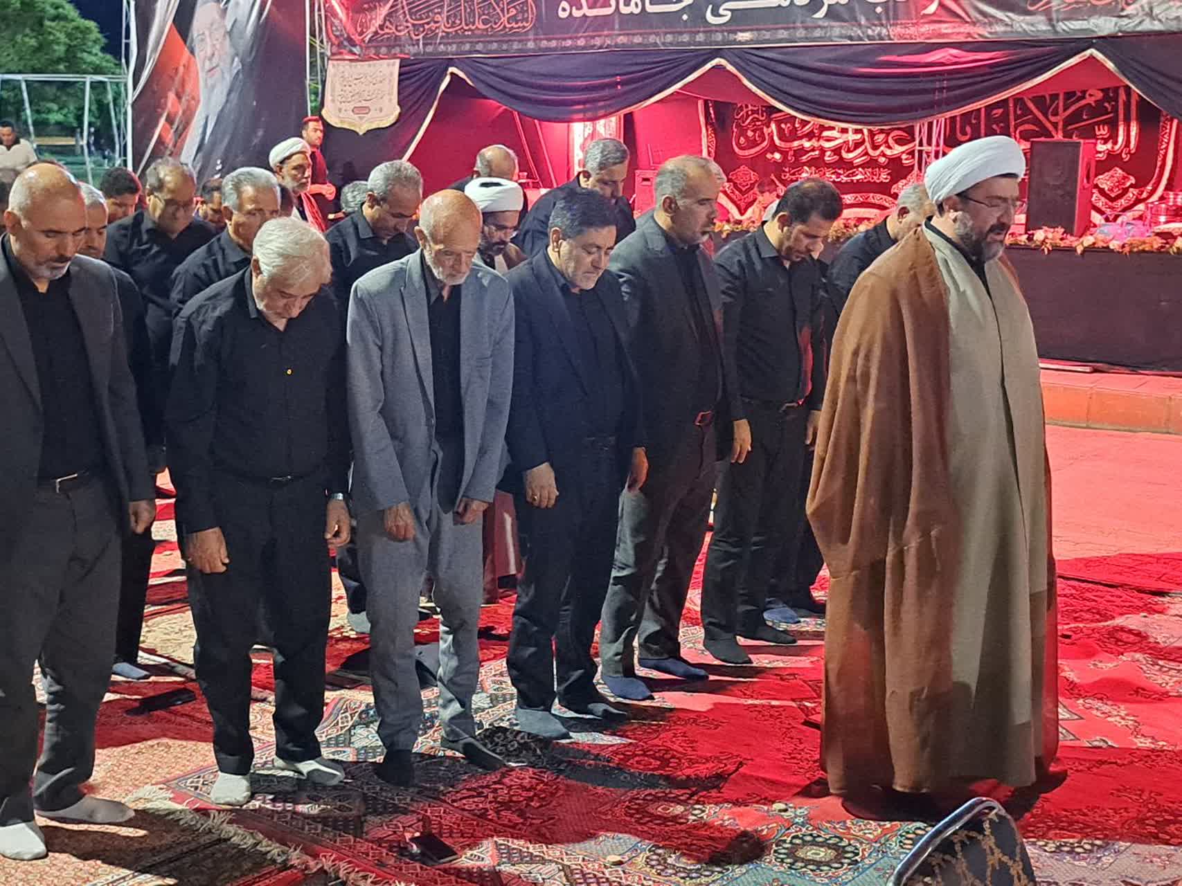 برگزاری مراسم باشکوه عزاداری و سوگواری در موکب مردمی جامانده پلدشت