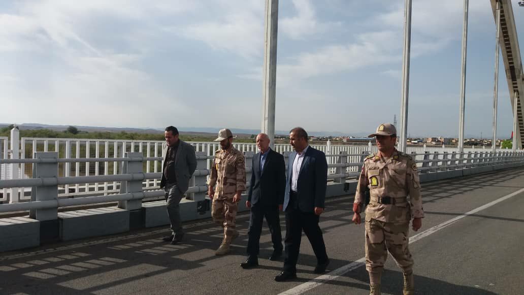 بازدید فرماندار پلدشت از پایانه مرزی شهرستان
