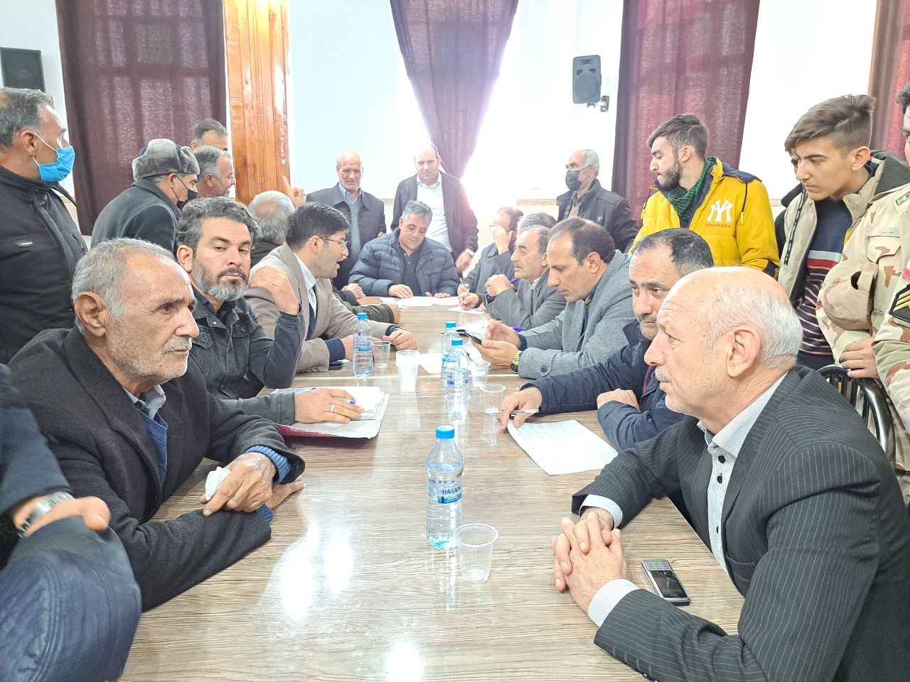 تشکیل میز ارتباطات مردمی در مسجد جامع روستای شهرک ارس