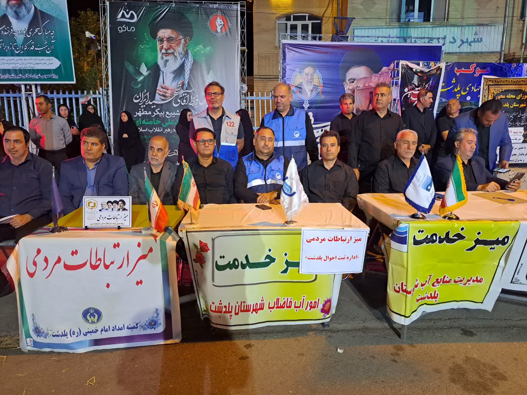 برگزاری میز ارتباطات مردمی و شورای مدیریت محلهمحور با حضور فرماندار شهرستان پلدشت