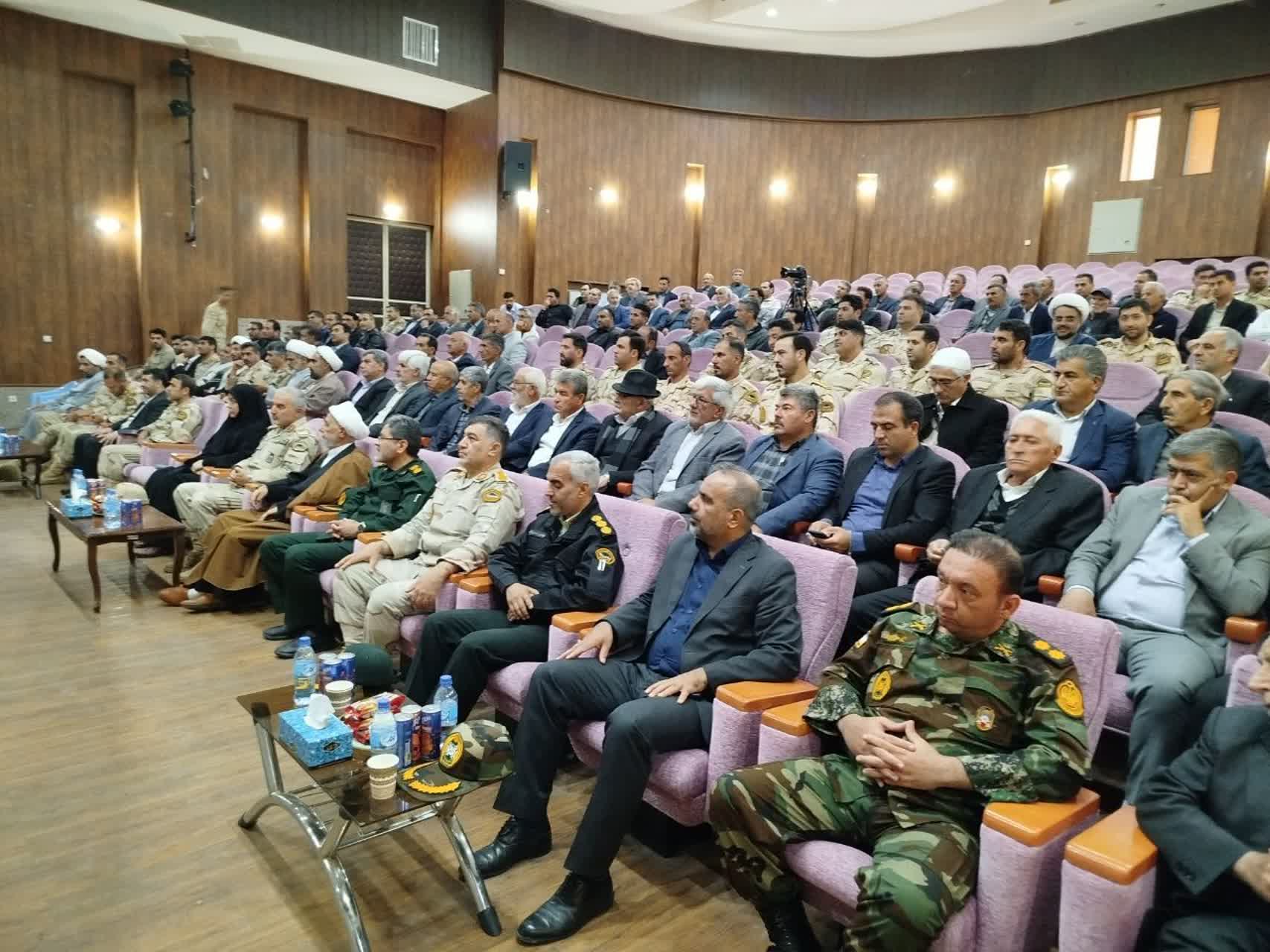 آیین معارفه فرمانده هنگ مرزی شهرستان پلدشت برگزار شد
