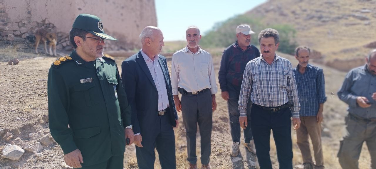 حضور و بازدید فرماندار پلدشت از روستاهای دورافتاده بخش ارس