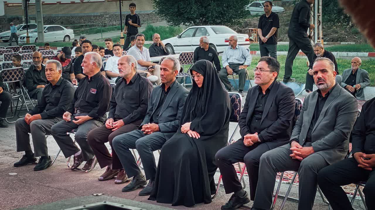 برگزاری مراسم باشکوه عزاداری و سوگواری در موکب مردمی جامانده پلدشت