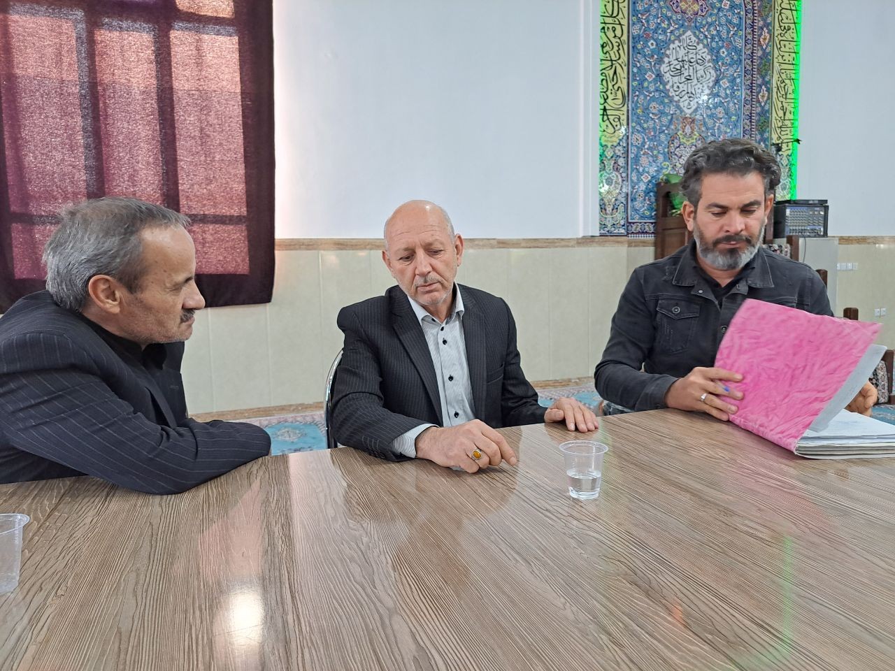 تشکیل میز ارتباطات مردمی در مسجد جامع روستای شهرک ارس