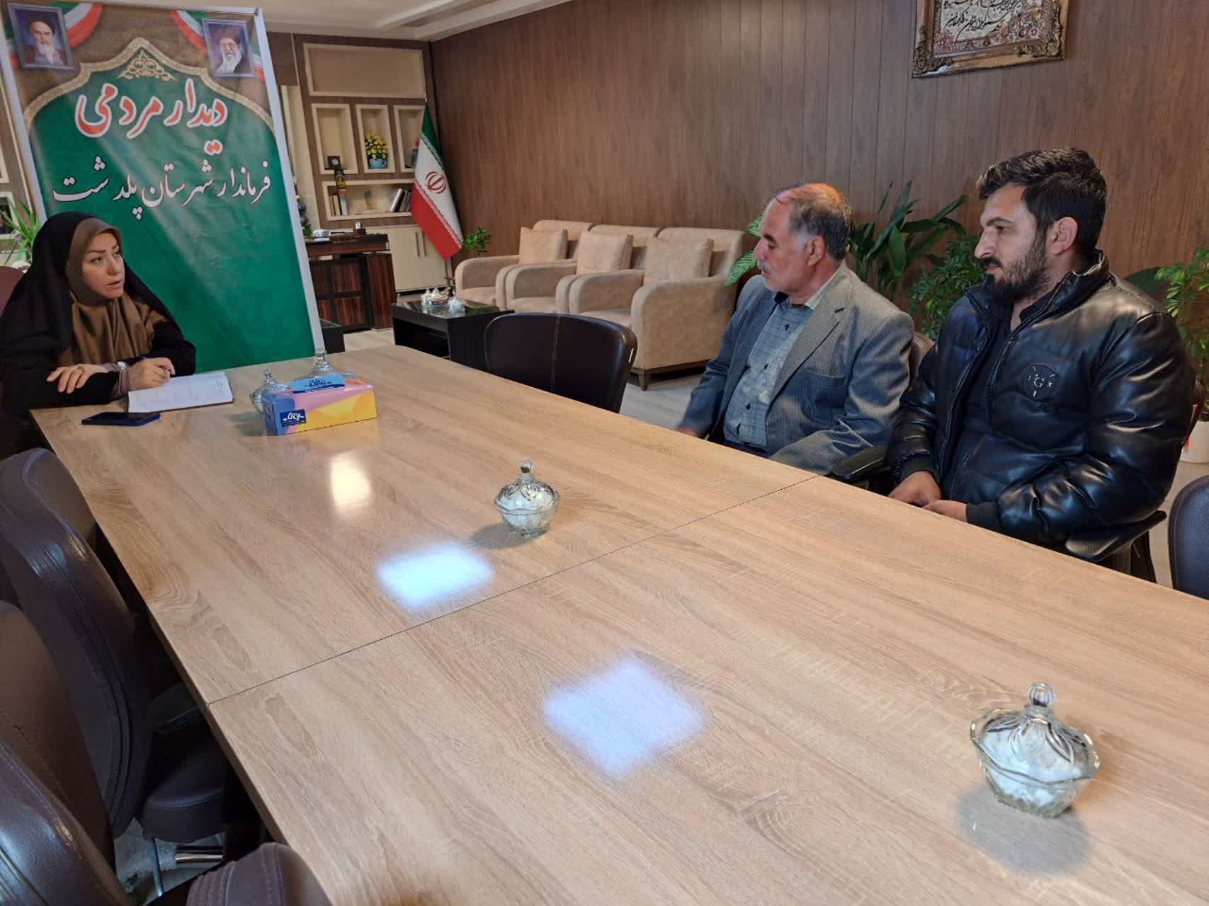 ملاقات مردمی فرماندار شهرستان پلدشت