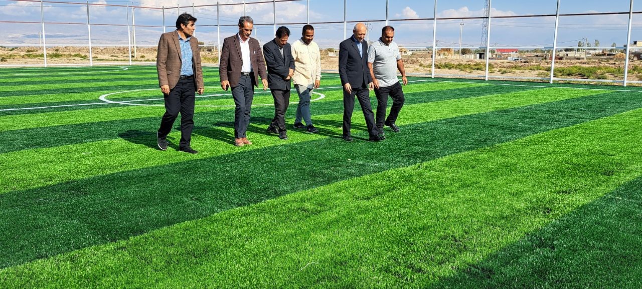 زمین چمن مصنوعی روستای بهلول آباد