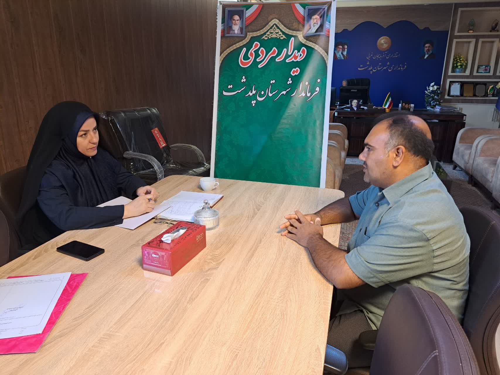 برگزاری ملاقات مردمی فرماندار شهرستان پلدشت