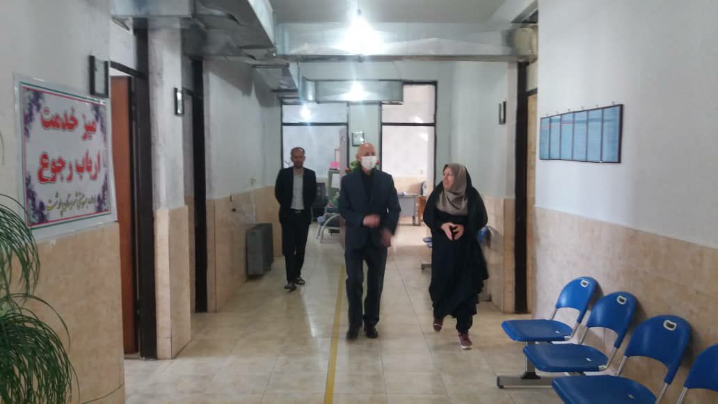 بازدید فرماندار شهرستان از بهزیستی پلدشت