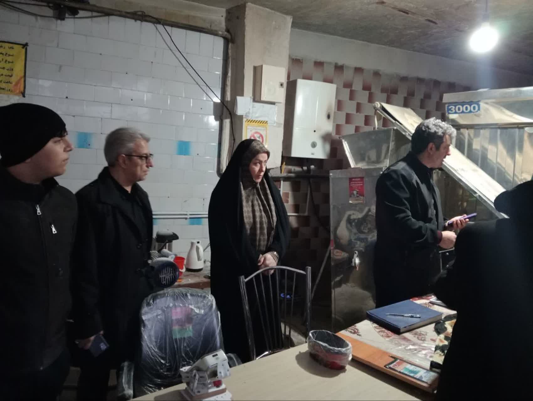 بازدید سرزده مسئولان ارشد استانی و شهرستانی از نانوایی‌های پلدشت
