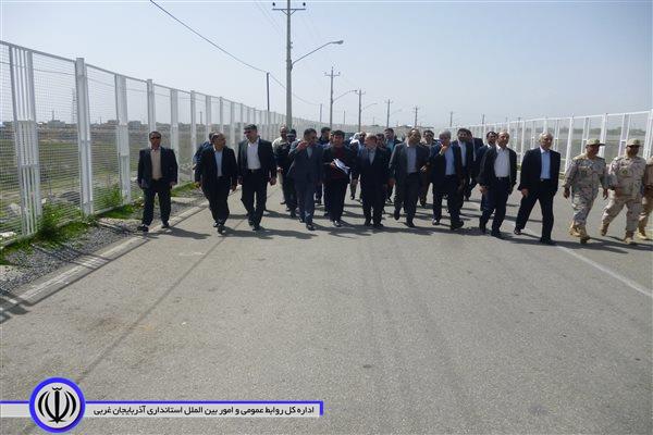 بازدید حیدری مدیر کل امور مرزی وزارت کشور از پایانه مرزی شهرستان پلدشت.