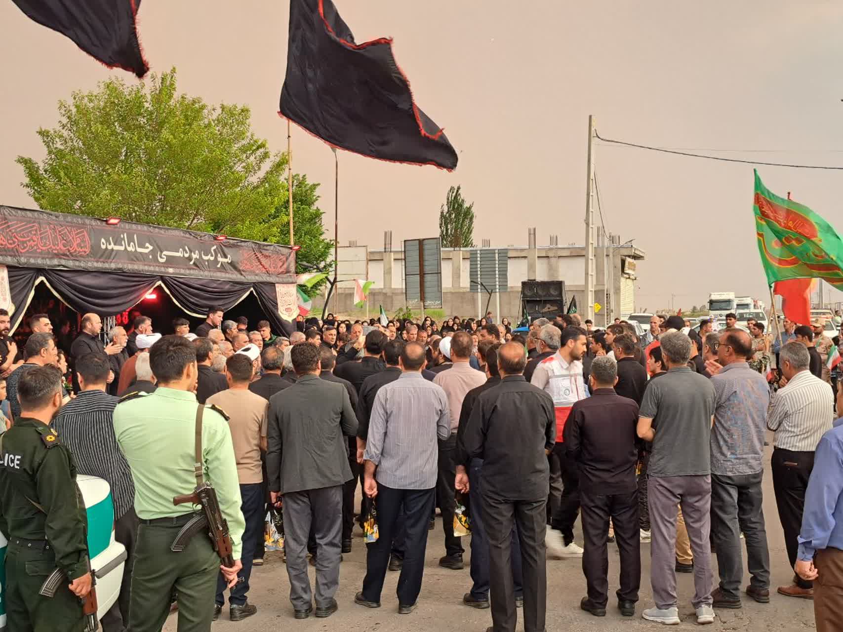 طنین نوای سوگواری در پلدشت؛ اجتماع پرشور دلدادگان رهبر شهید برگزار شد