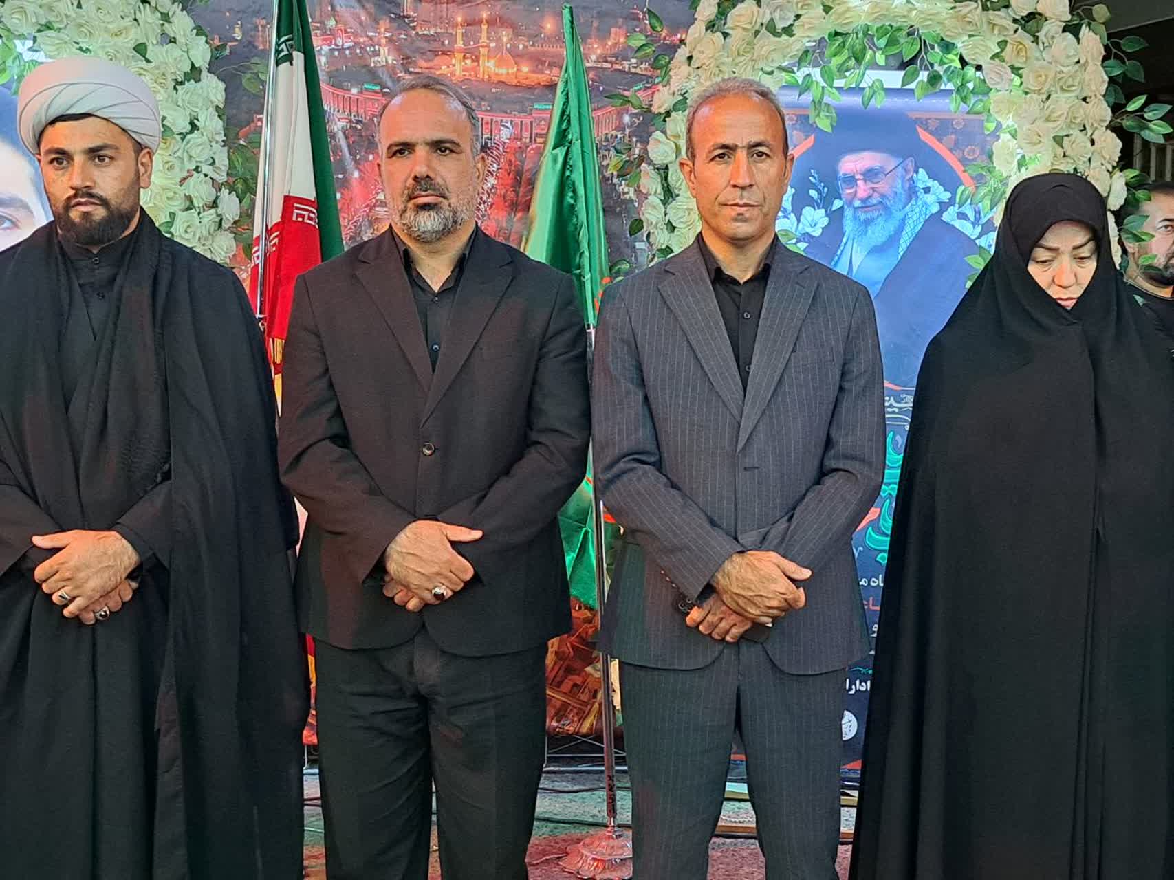 فرماندار شهرستان پلدشت، در هیئت‌های عزاداری
